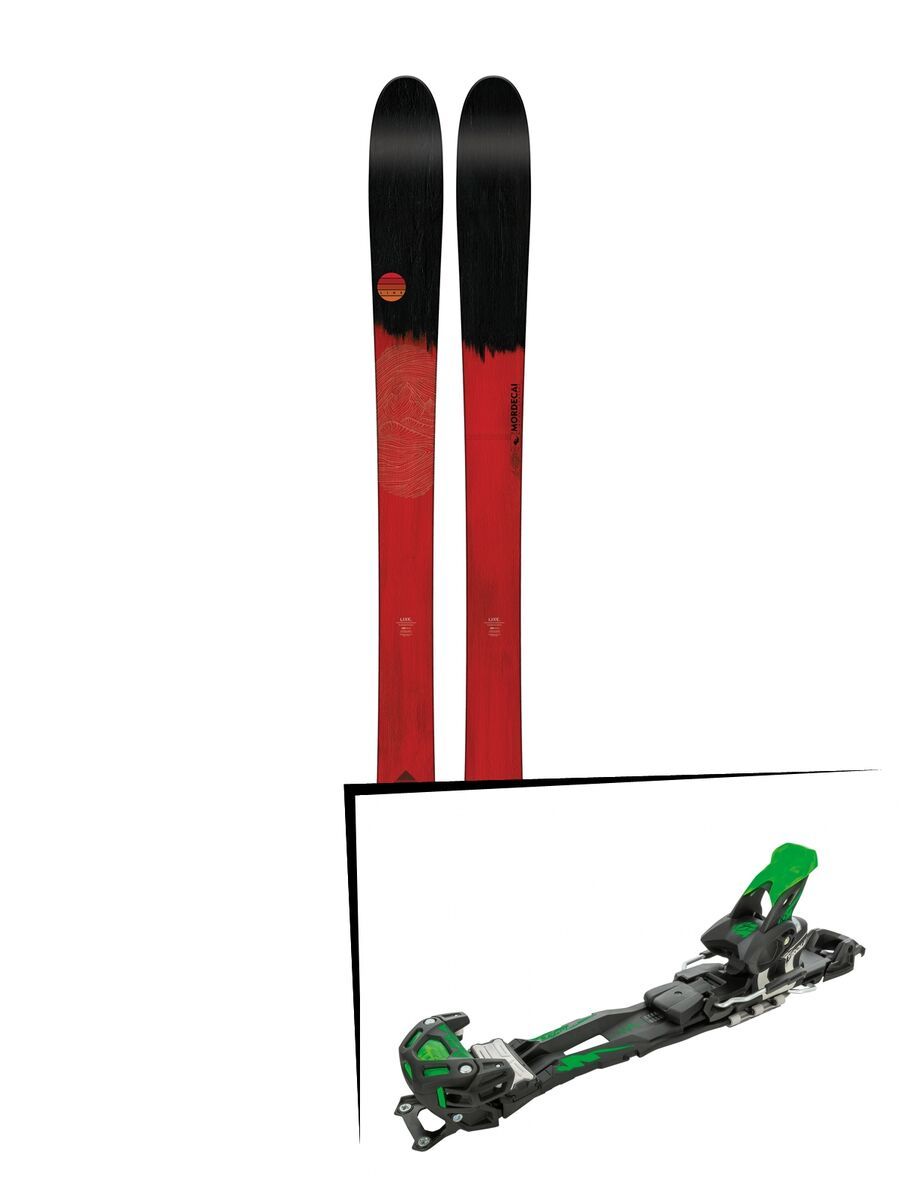 Set: Line Mordecai 2018 + Tyrolia Adrenalin 16 solid black flash green - Bild 1