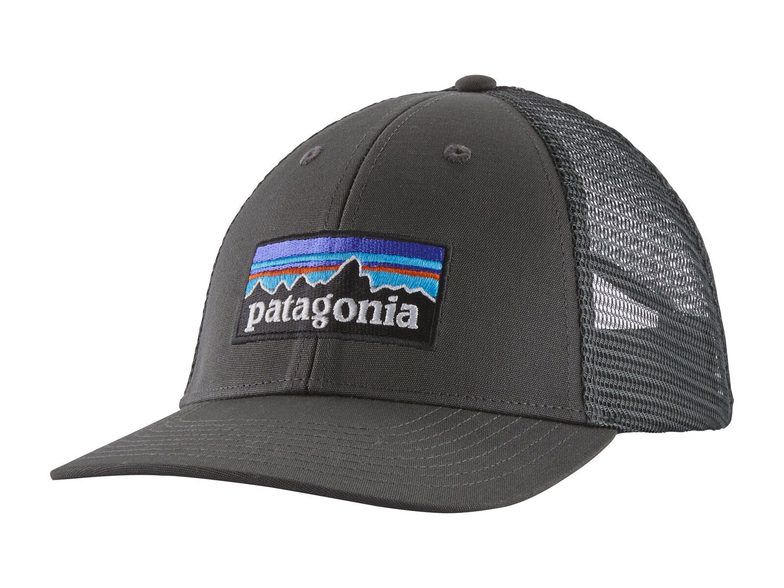 Patagonia P-6 Logo LoPro Trucker Hat forge grey 38283-FGE-ALL