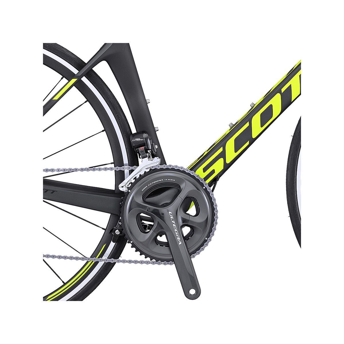 Scott Foil 10, black/anthracite/yellow - Bild 3