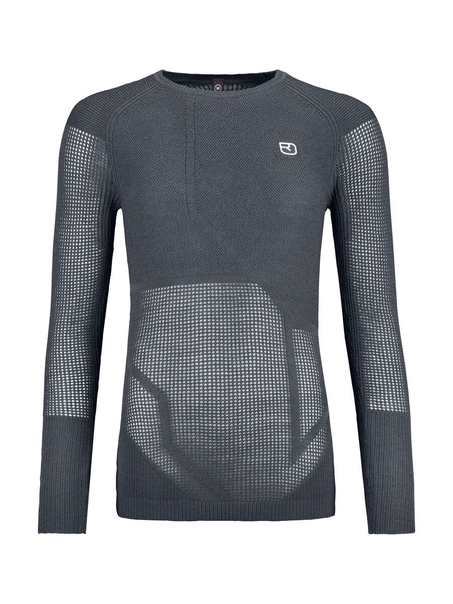 Ortovox Merino Thermovent LS W, dark grey blend - Bild 1
