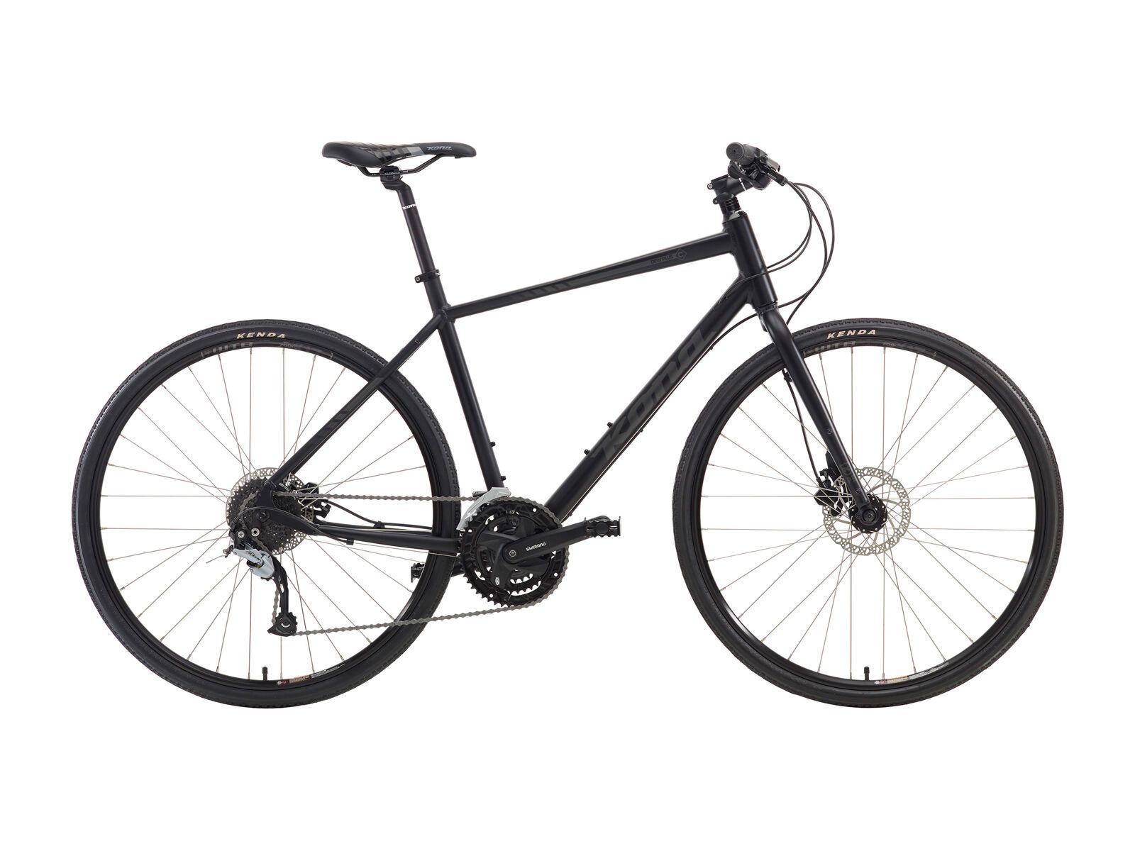 Kona Dew Plus, black w/ charcoal decals - Bild 1