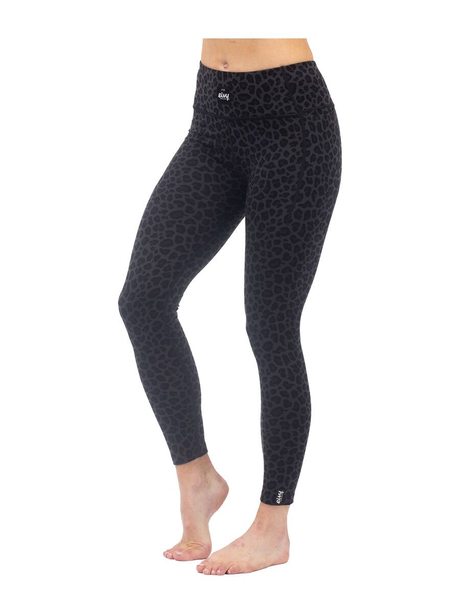 Eivy Pocket Merino Wool Tights, black leopard - Bild 4