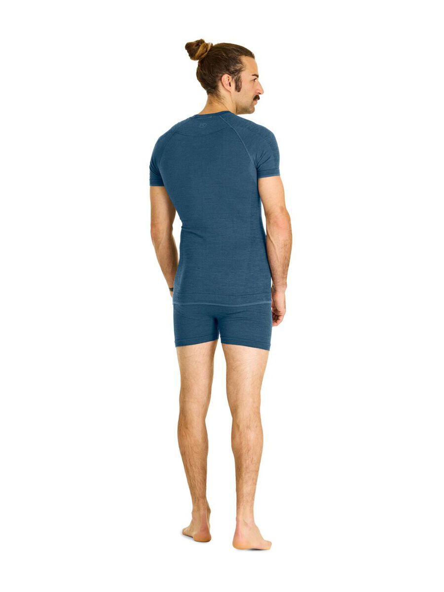 Ortovox 230 Merino Competition Short Sleeve M, petrol blue - Bild 4