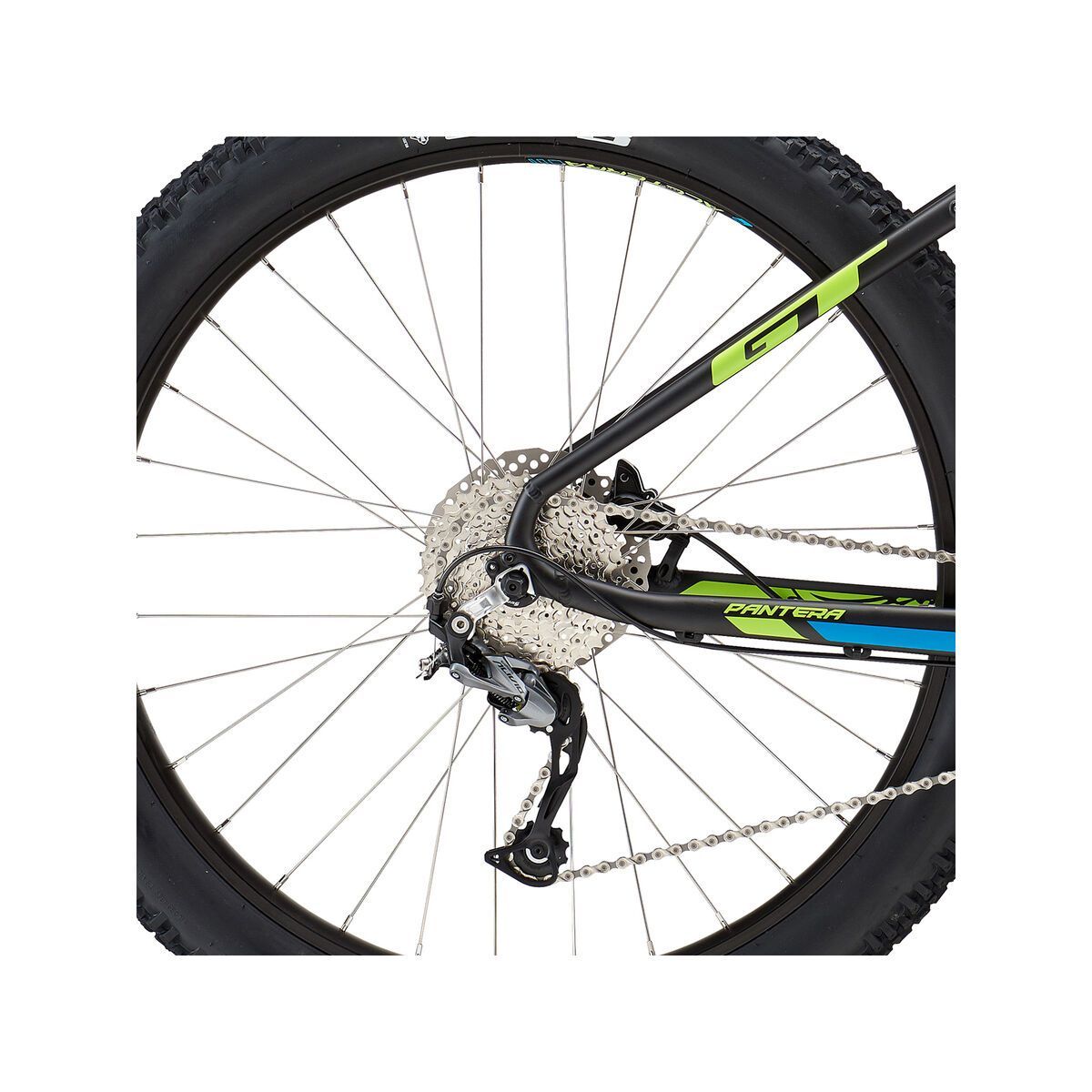 GT Pantera Comp, satin black w/ slime lime & teal - Bild 5