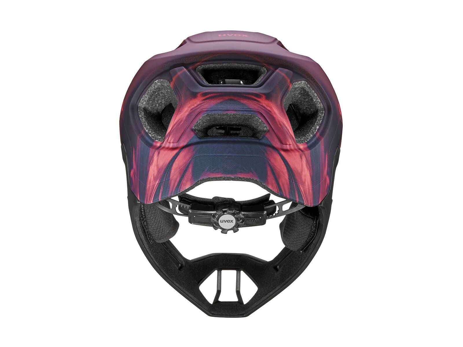 uvex react jr. fullface, cranberry matt - Bild 4