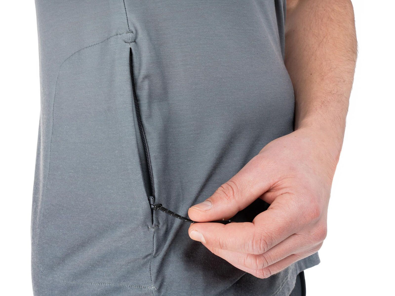 Cube MTB Rundhalstrikot Soft Touch kurzarm, grey - Bild 5