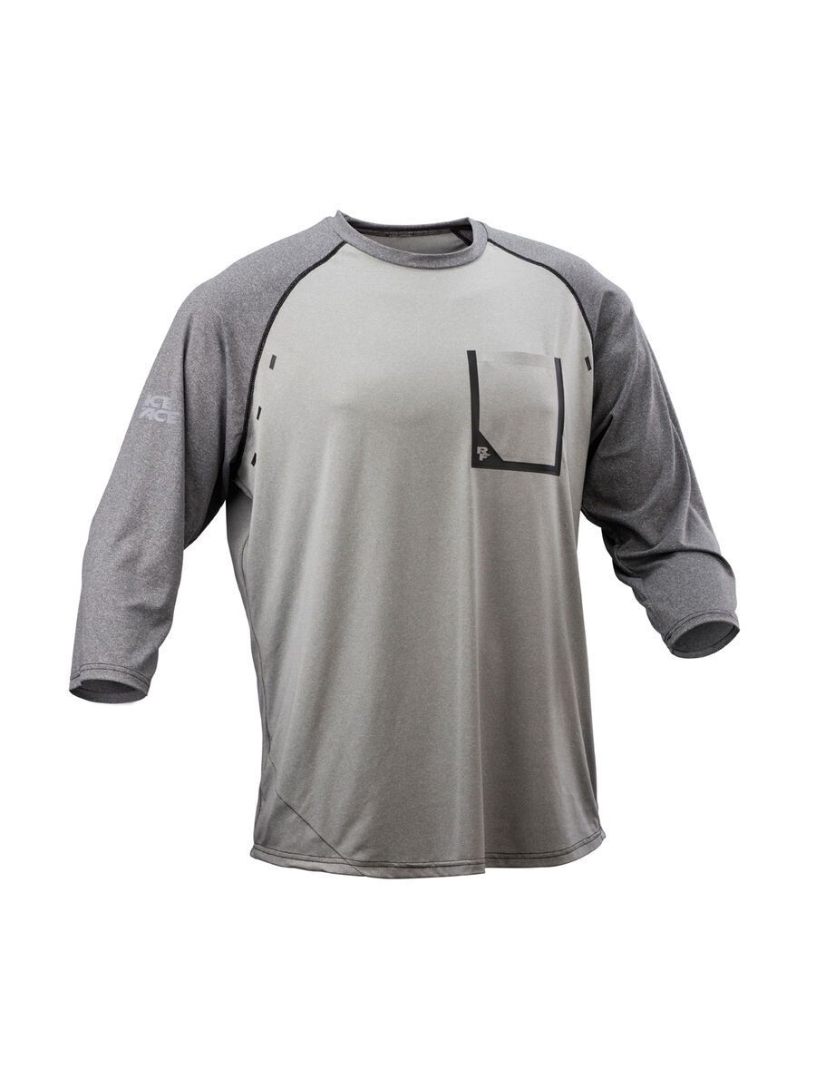 Race Face Stage Jersey 3/4 Sleeve, charcoal/black - Bild 1