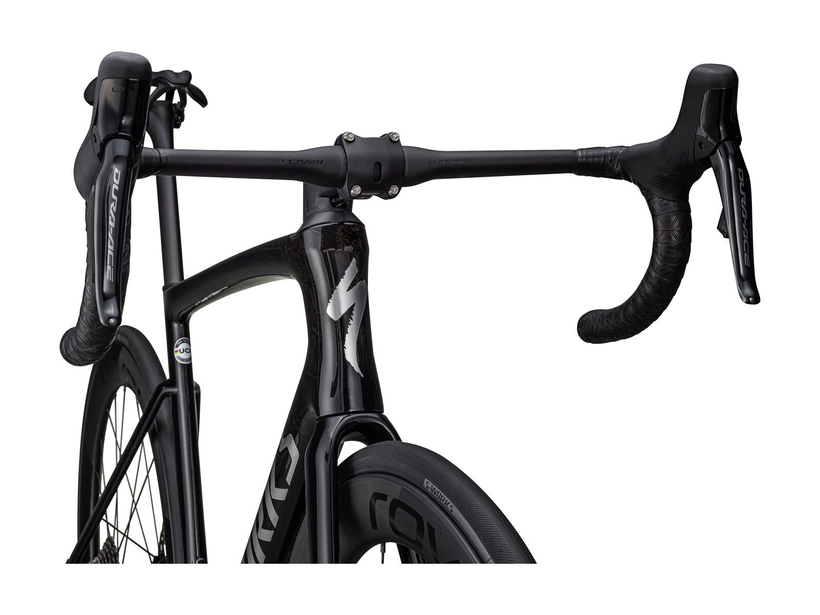 Specialized S-Works Tarmac SL7 Shimano Dura-Ace Di2, black pearl granite over carbon/chrome - Bild 6