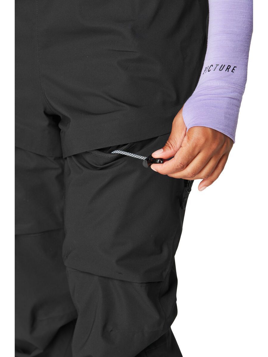 Picture Elwy Bib Pants, black - Bild 7