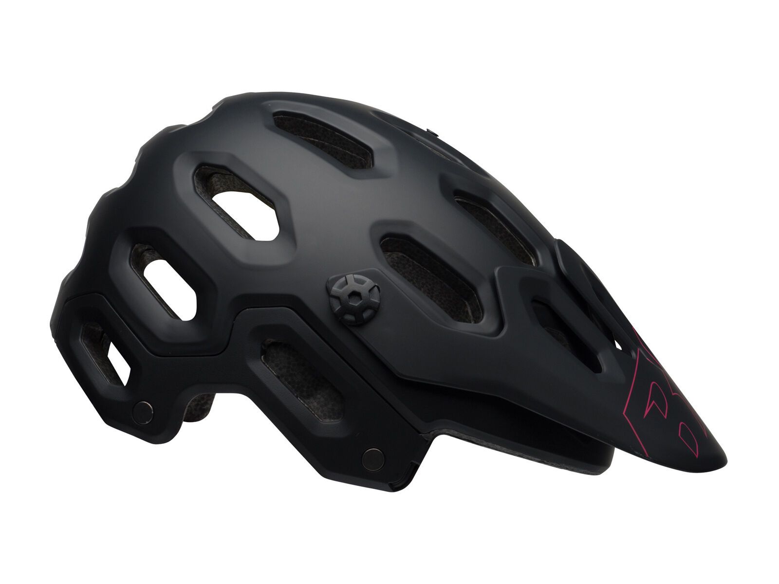 Bell Super 3, matte/gloss black/cherry - Bild 4
