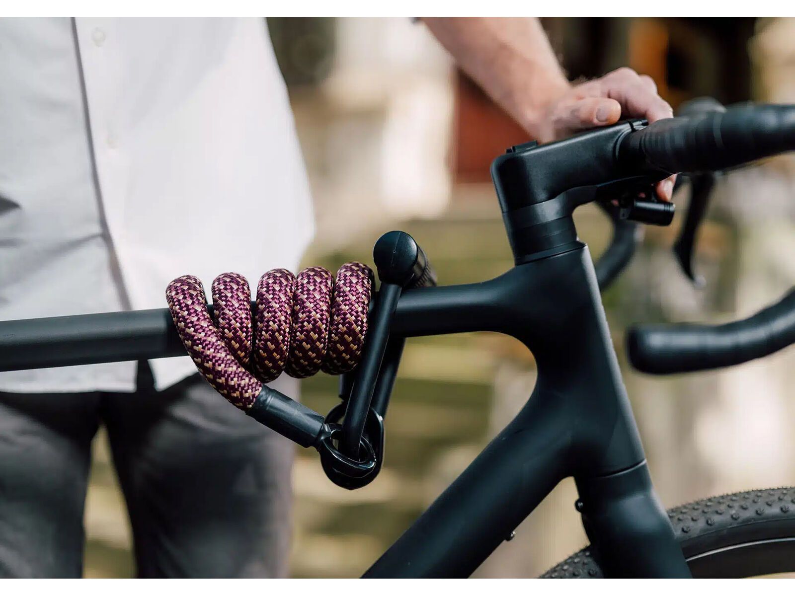 Tex-Lock Eyelet M 120 cm + X-Lock, chateau red - Bild 3