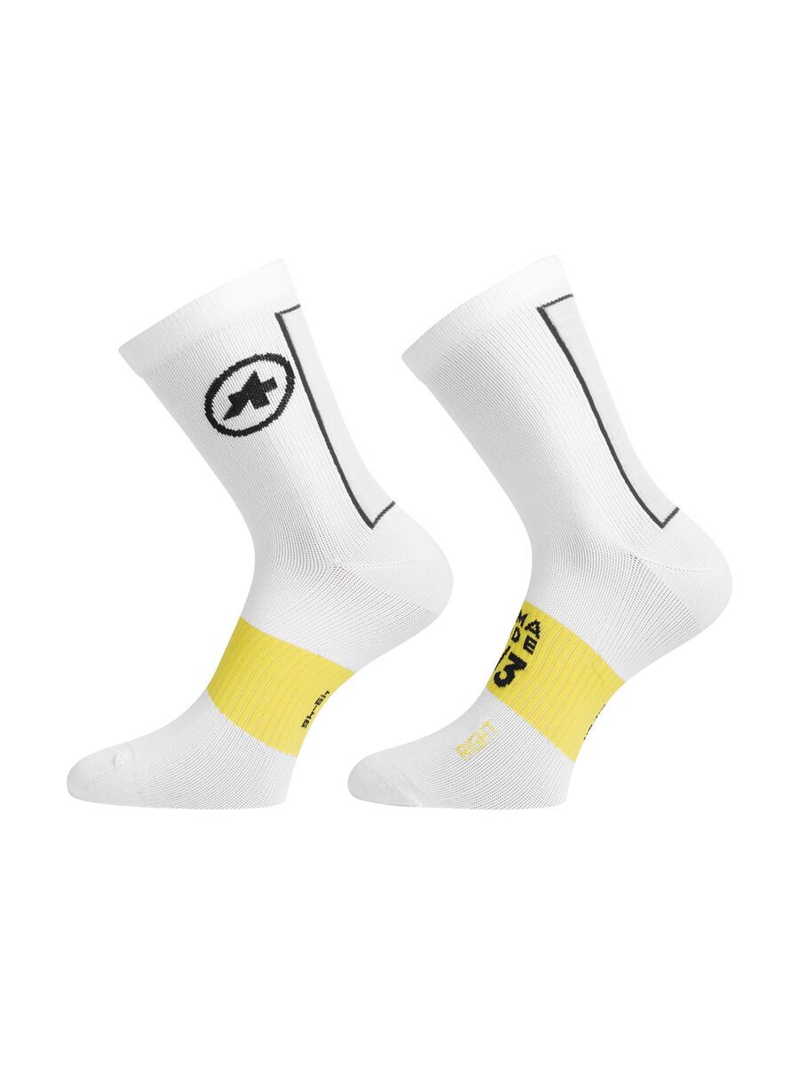 Assos Assosoires Spring Fall Socks, holy white - Bild 1