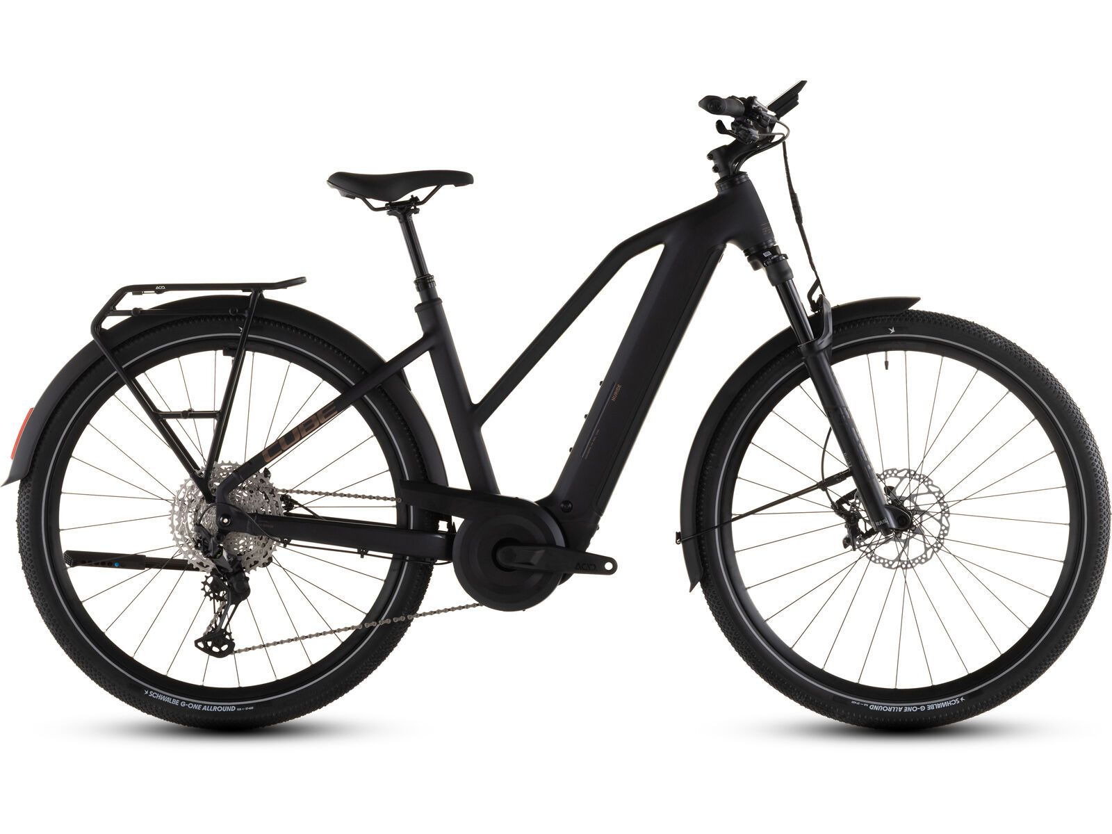 Cube Nuride Hybrid SLX 800 Trapeze, black´n´gold - Bild 1