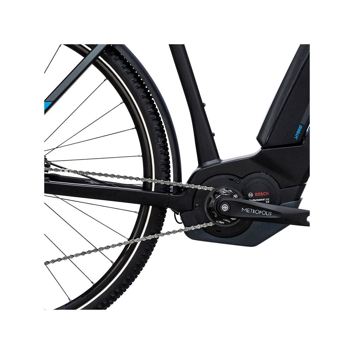 Cube Cross Hybrid Pro Allroad 400, black´n´blue - Bild 3