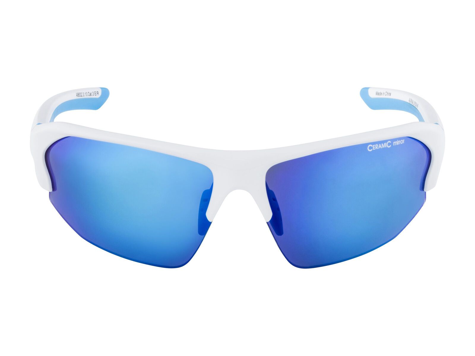 Alpina Lyron HR Mirror Blue, white matt-cyan - Bild 3