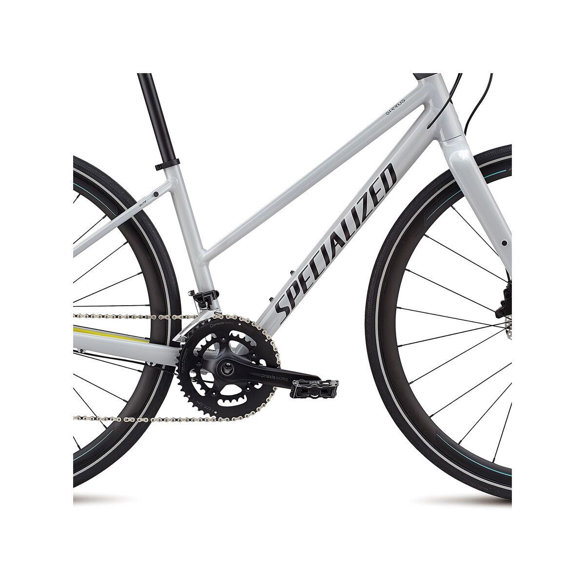 Specialized Women's Sirrus Elite Step-Through, filthy white/limon/acid mint - Bild 5