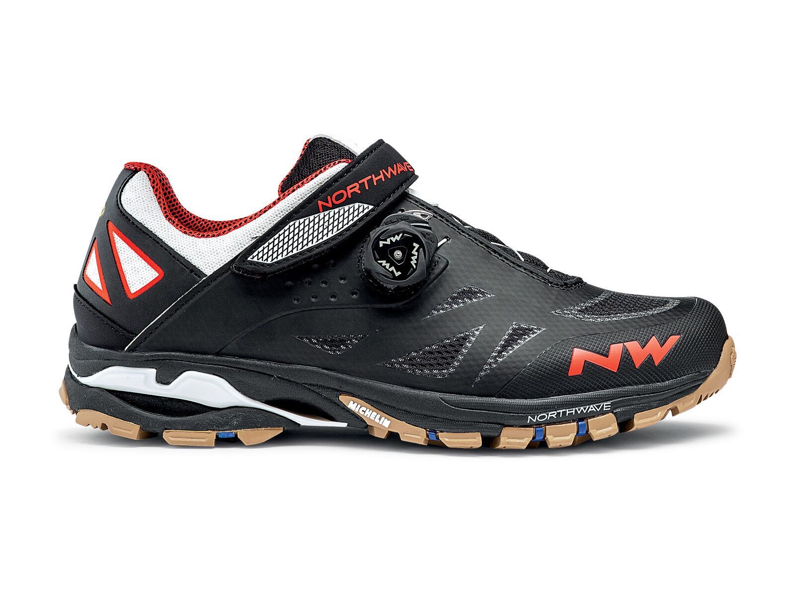 Northwave Spider Plus 2, black/off white/orange - Bild 1