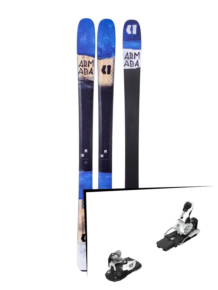 Set: Armada Tracer 98 2018 + Salomon Warden MNC 13 white/black - Bild 1