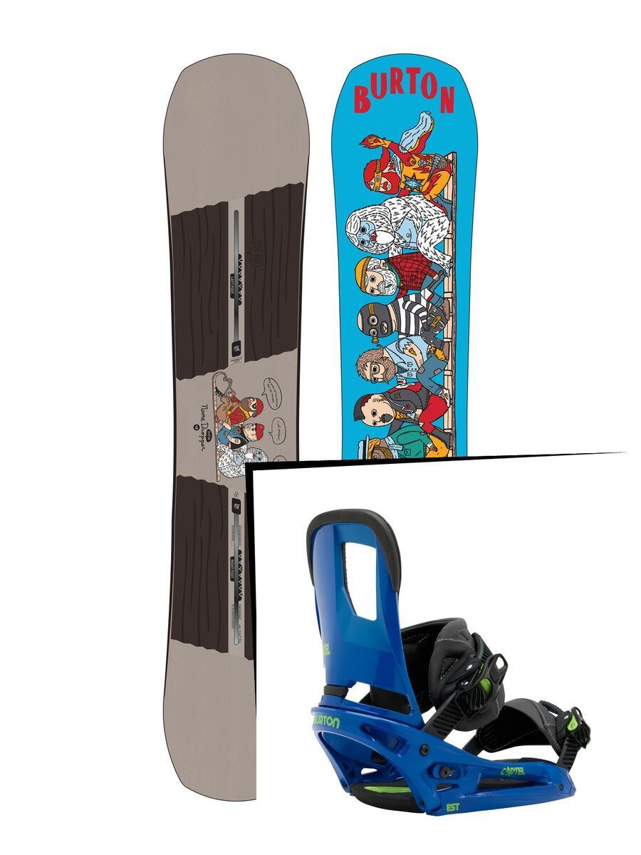 Burton Set: Name Dropper 2016 + Burton Cartel EST - Bild 1