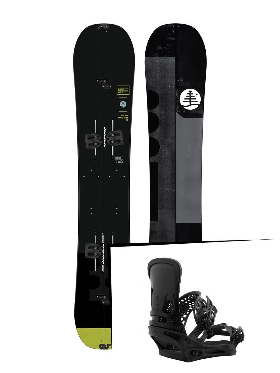 Set: Burton Family Tree Flight Attendant X Split 2019 + Burton Malavita brackish - Bild 1
