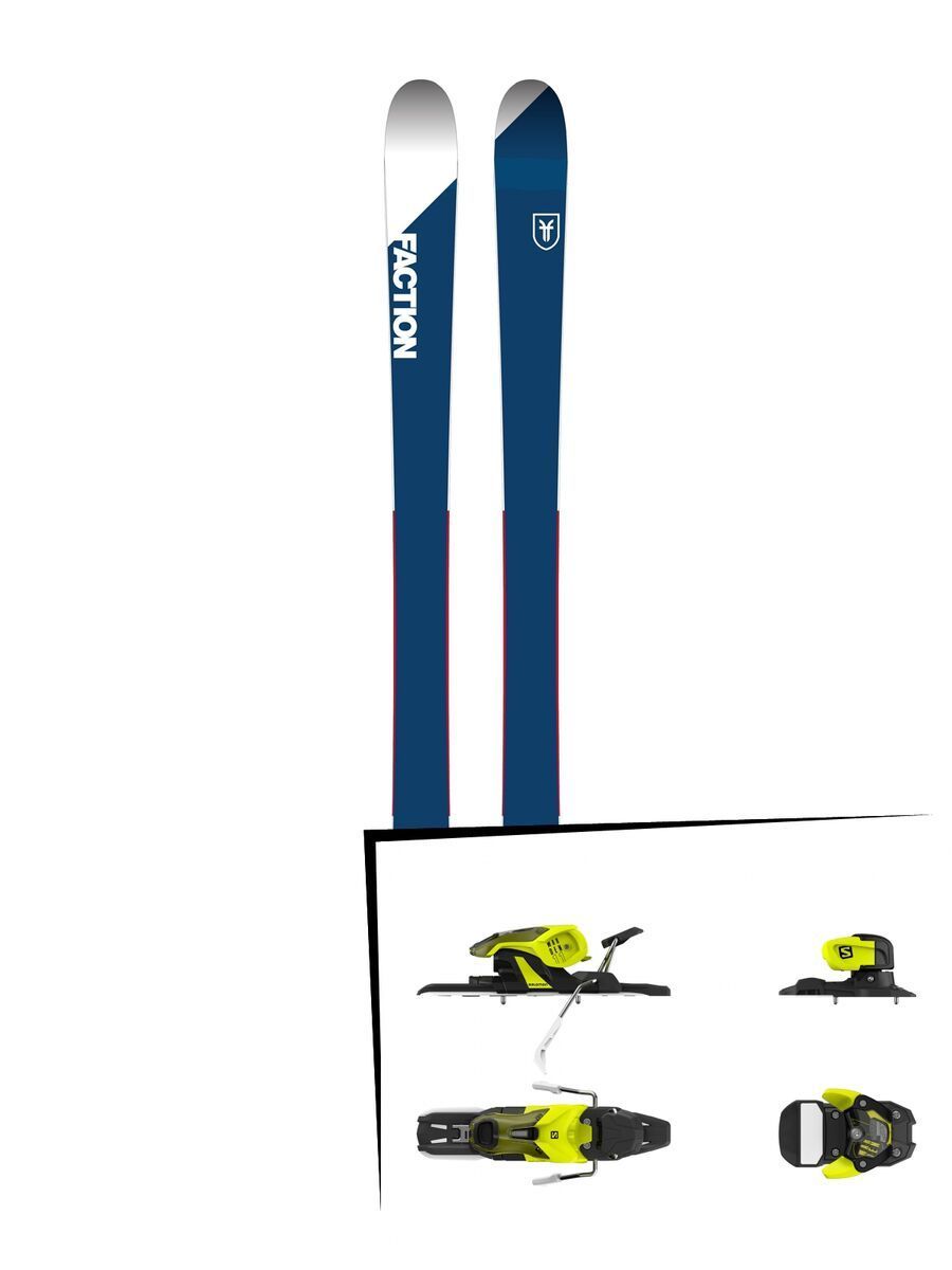 Set: Faction Candide 1.0 2018 + Salomon Warden 11 yellow/black - Bild 1