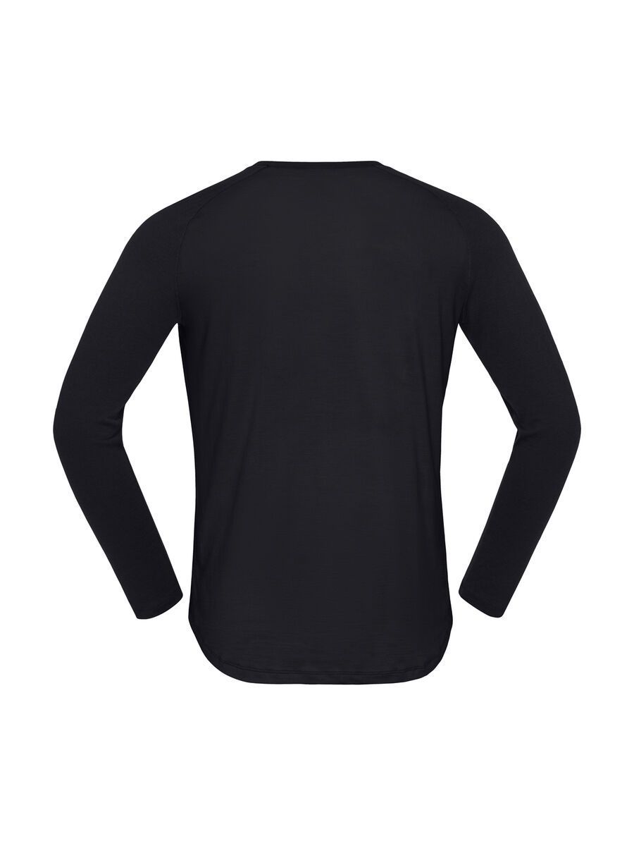 Norrona femund pureUll Long Sleeve M's, caviar black - Bild 2