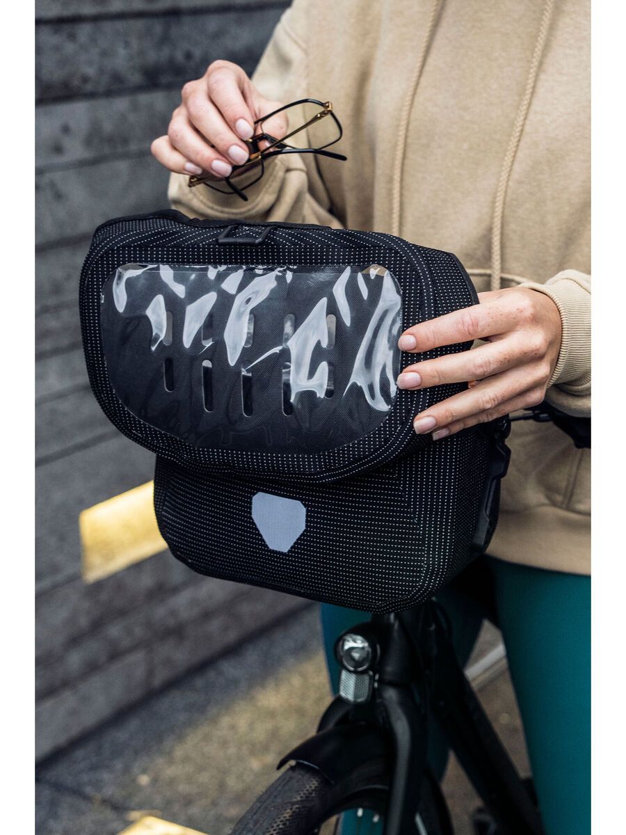 ORTLIEB Ultimate High-Vis 6,5 L, black reflective - Bild 7