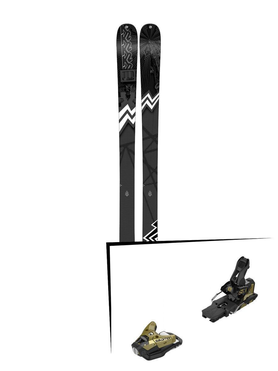 Set: K2 SKI Press 2019 + Salomon STH2 WTR 16 gold/black - Bild 1