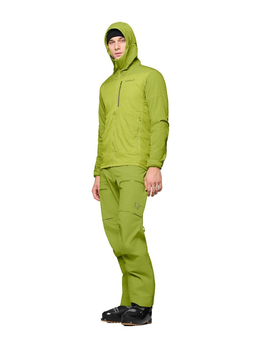 Norrona lyngen thermo100active Zip Hood M's, dark citron - Bild 6