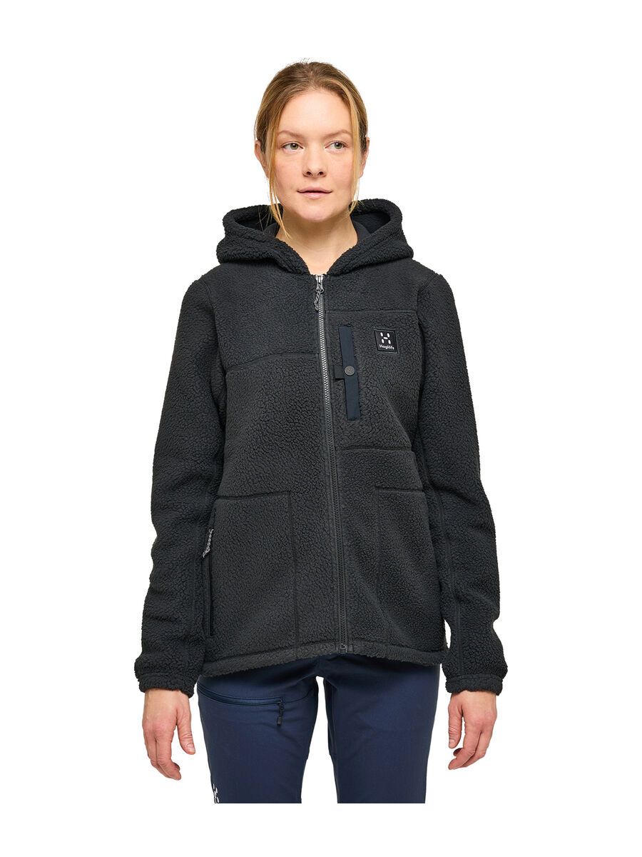 Haglöfs Malung Pile Hood Women, true black - Bild 3