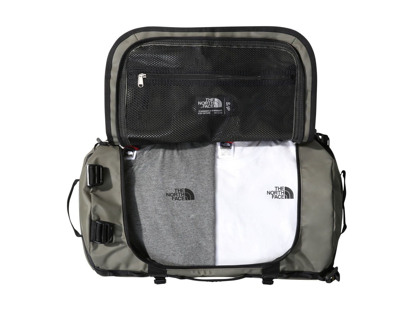 The North Face Base Camp Duffel - S, new taupe green-tnf black - Bild 3