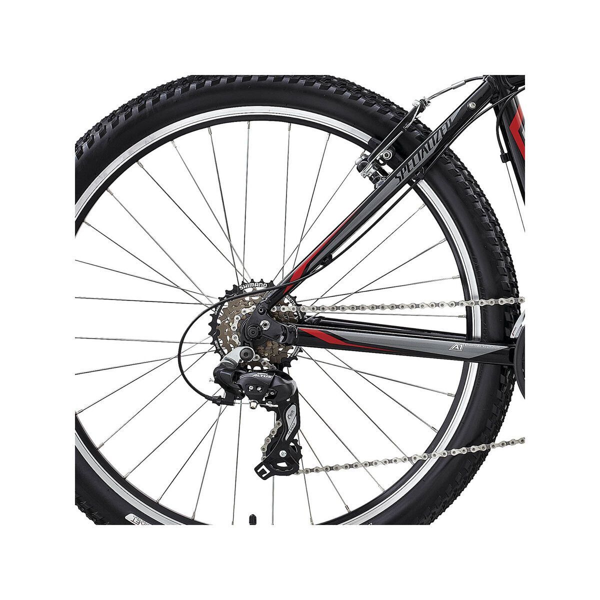 Specialized Hardrock, Black/Charcoal/Red/White - Bild 4