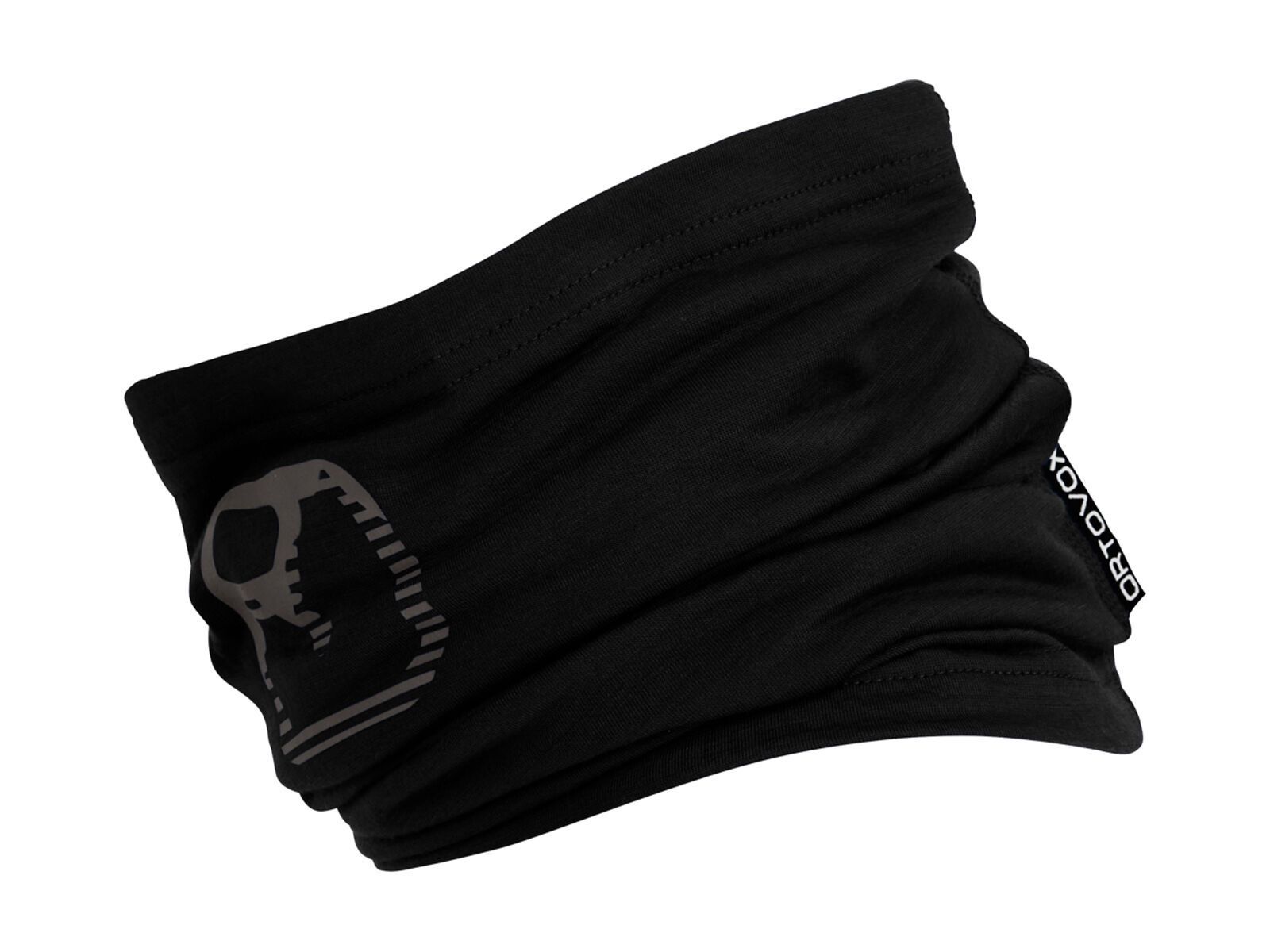 Ortovox 120 Merino Cool Tec Logo Neckwarmer, black raven - Bild 1