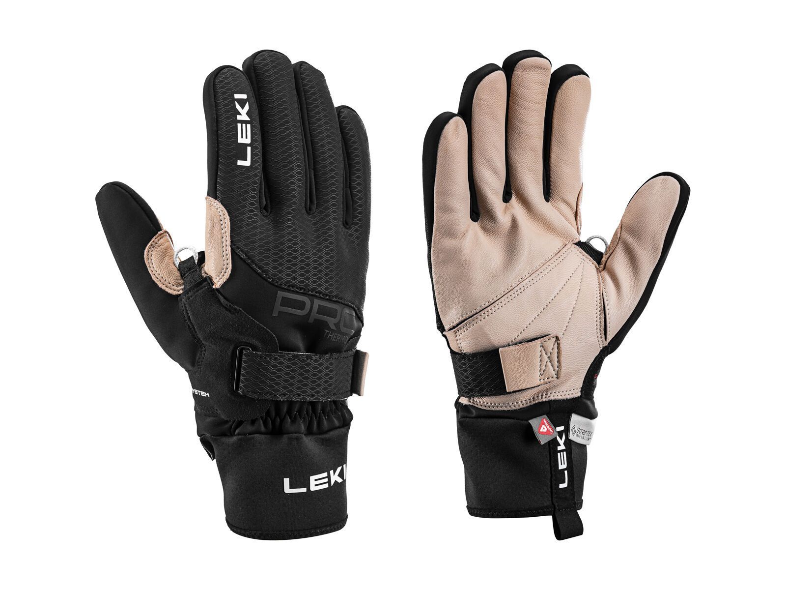 Leki PRC Premium ThermoPlus Shark, black-sand - Bild 1