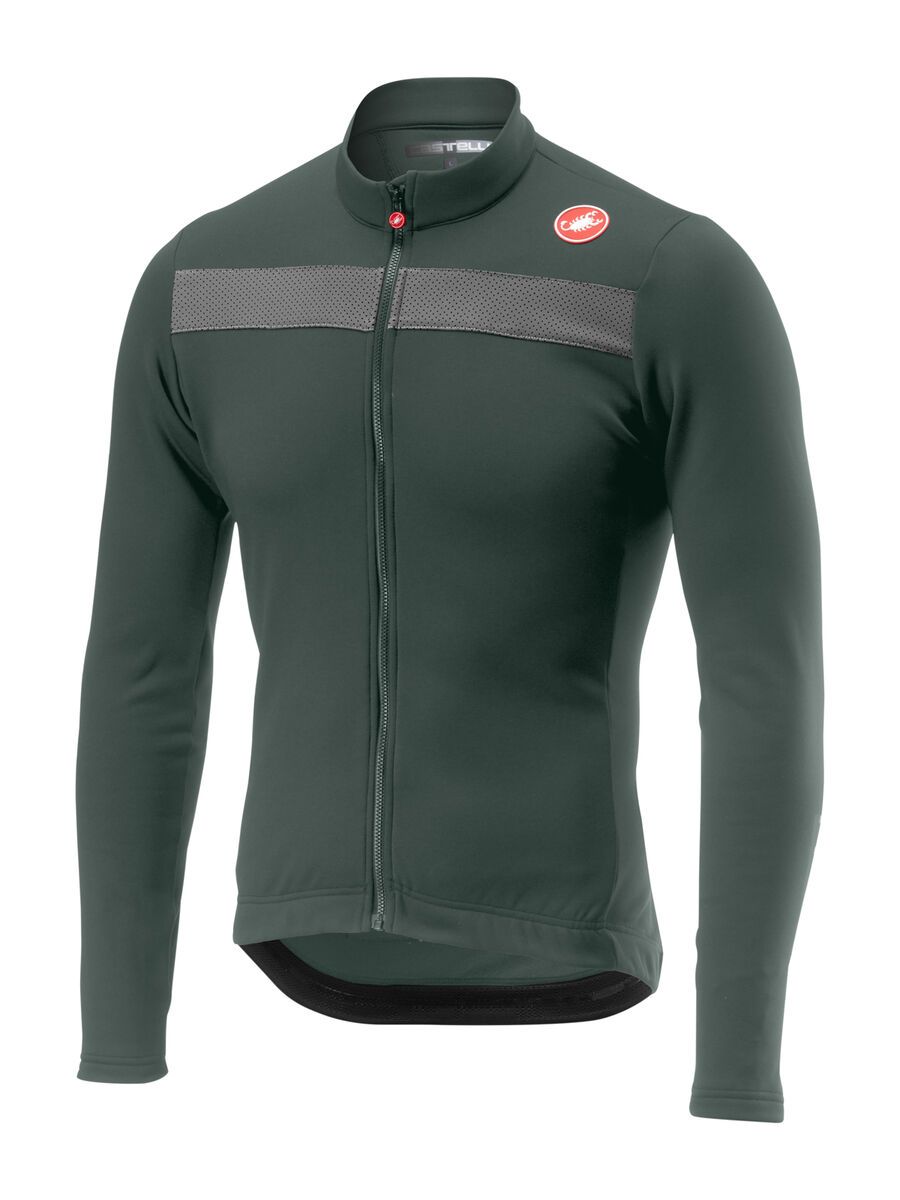 Castelli Puro 3 Jersey FZ, forest gray - Bild 1