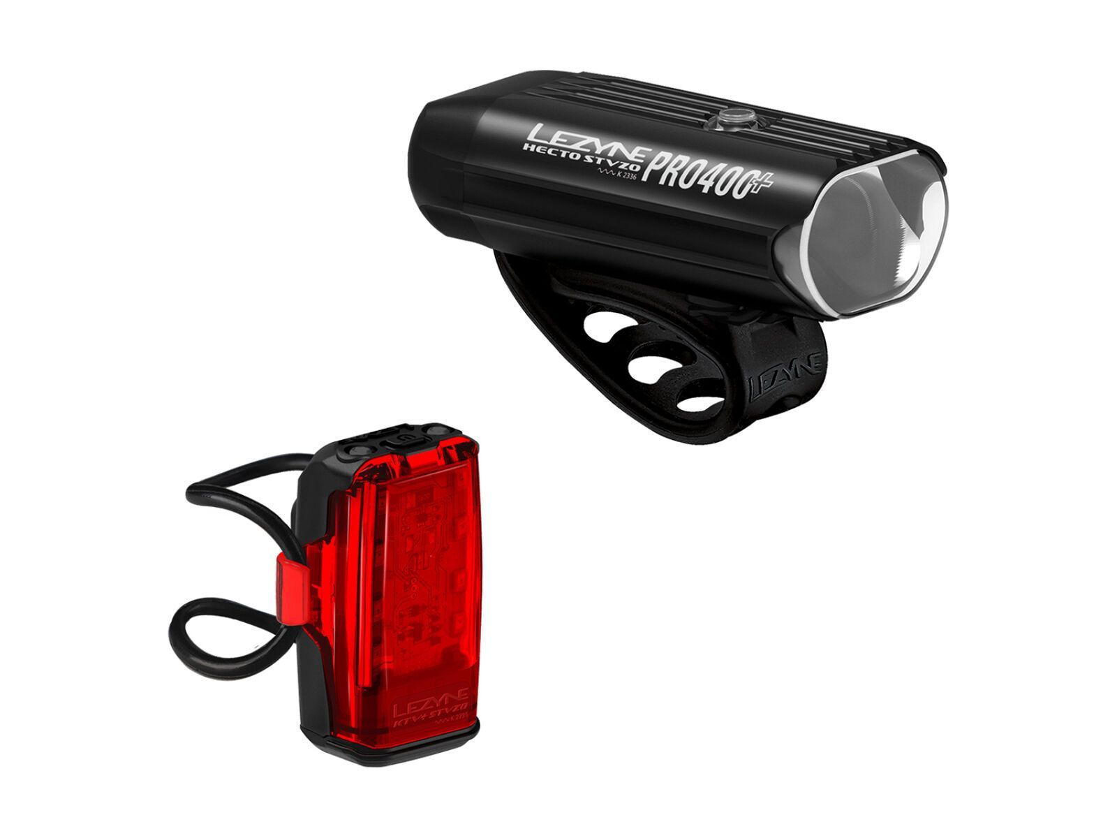 Lezyne Hecto Pro StVZO 400+ / KTV+ StVZO Rear Set - Bild 1