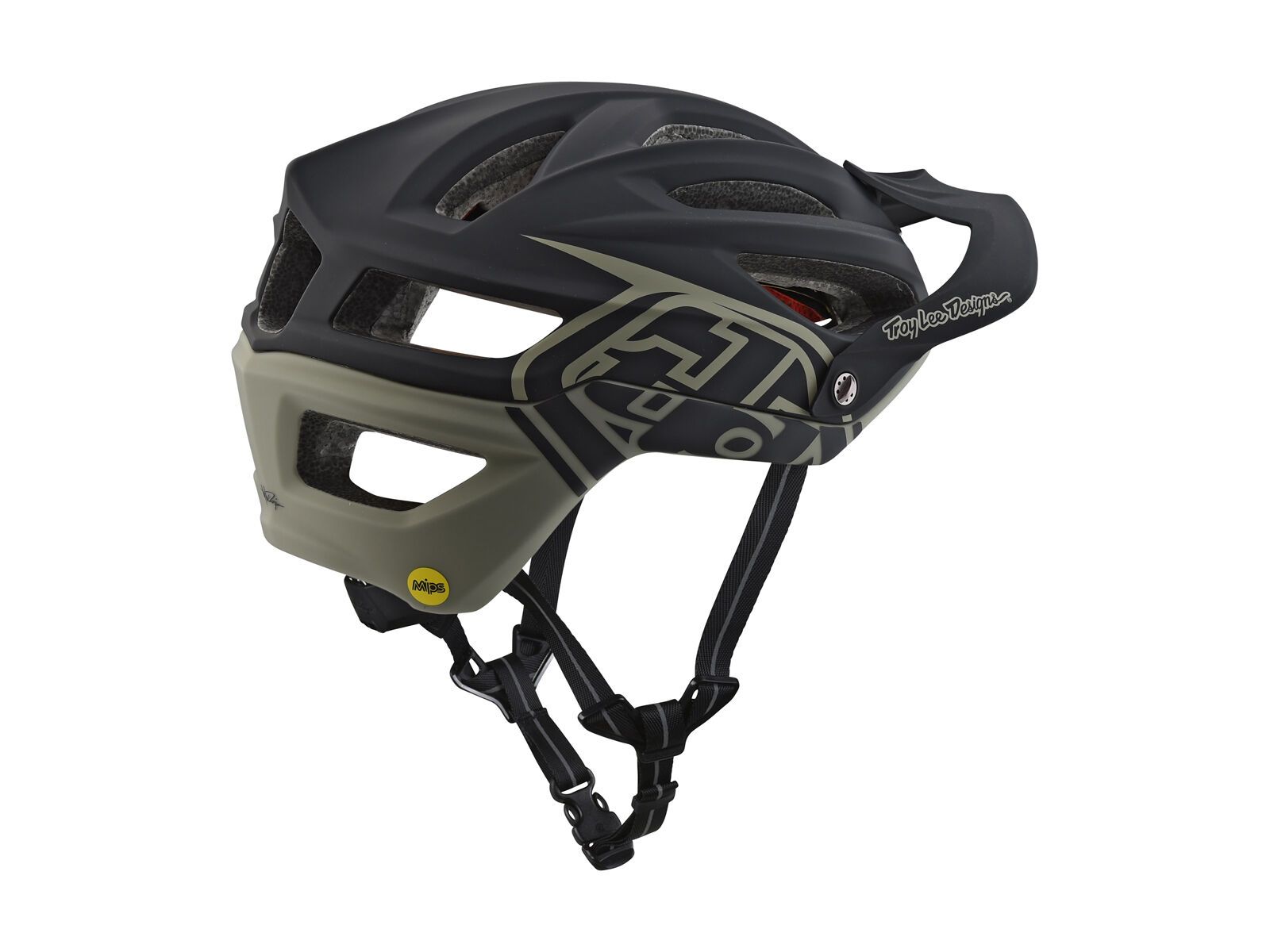 TroyLee Designs A2 Decoy Helmet MIPS, black/stone - Bild 3