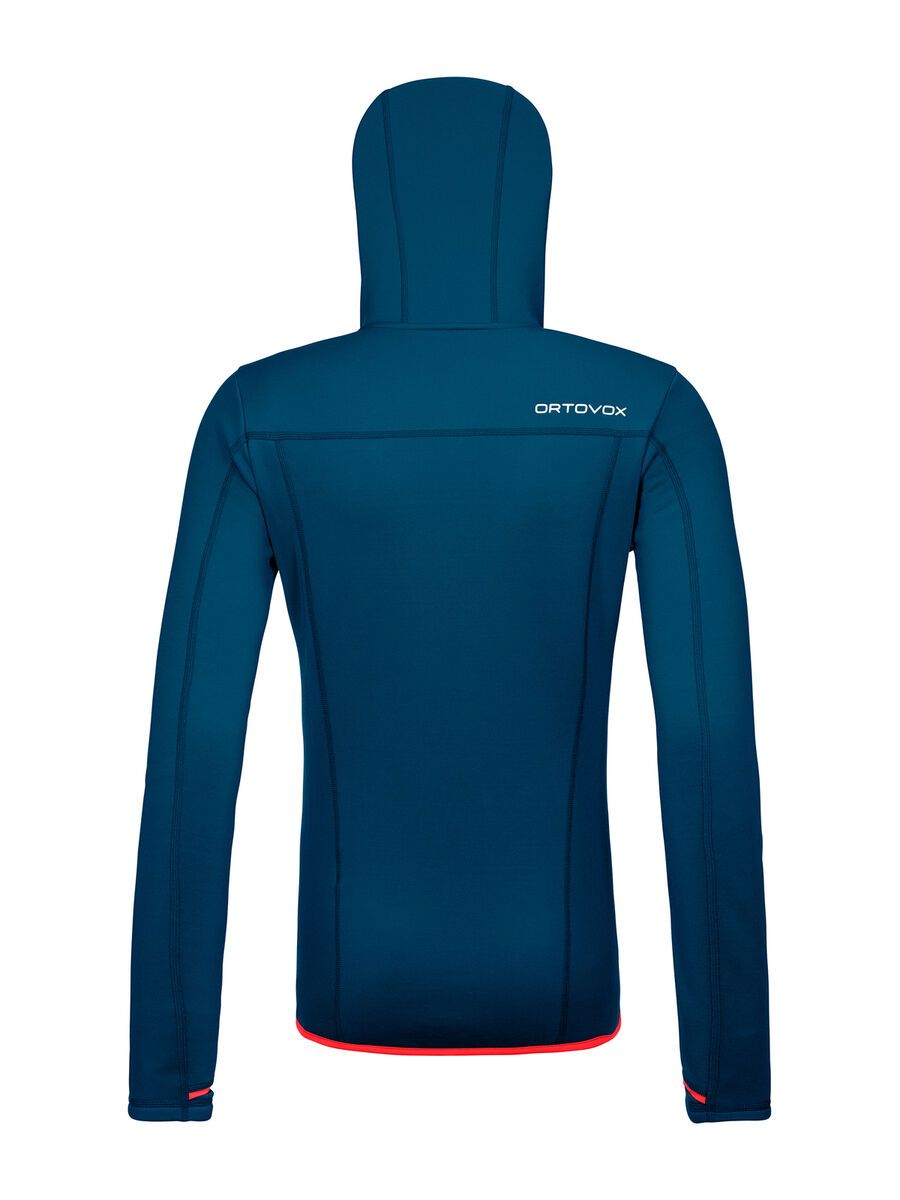 Ortovox Merino Fleece Hoody W, petrol blue - Bild 2