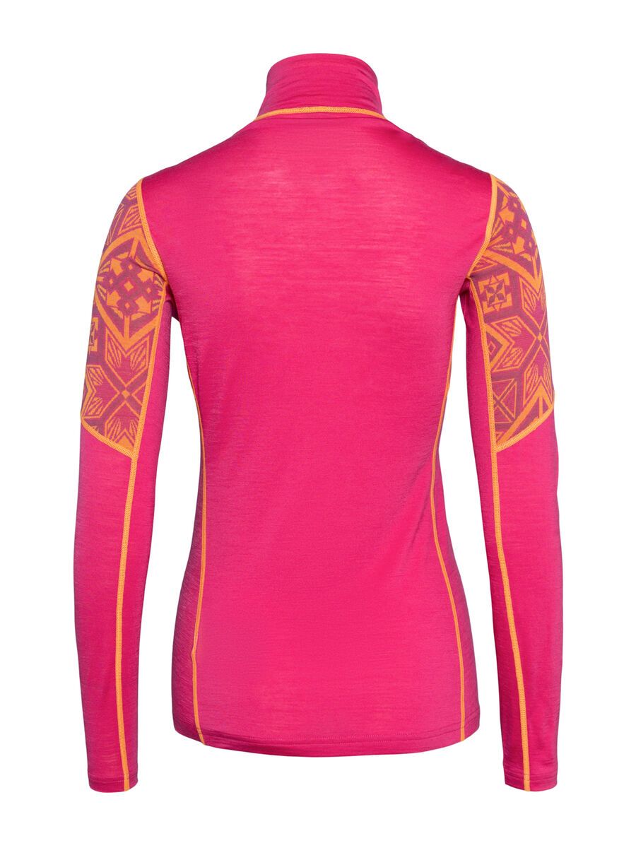 Kari Traa Eloise Half Zip Baselayer, bright pink - Bild 2
