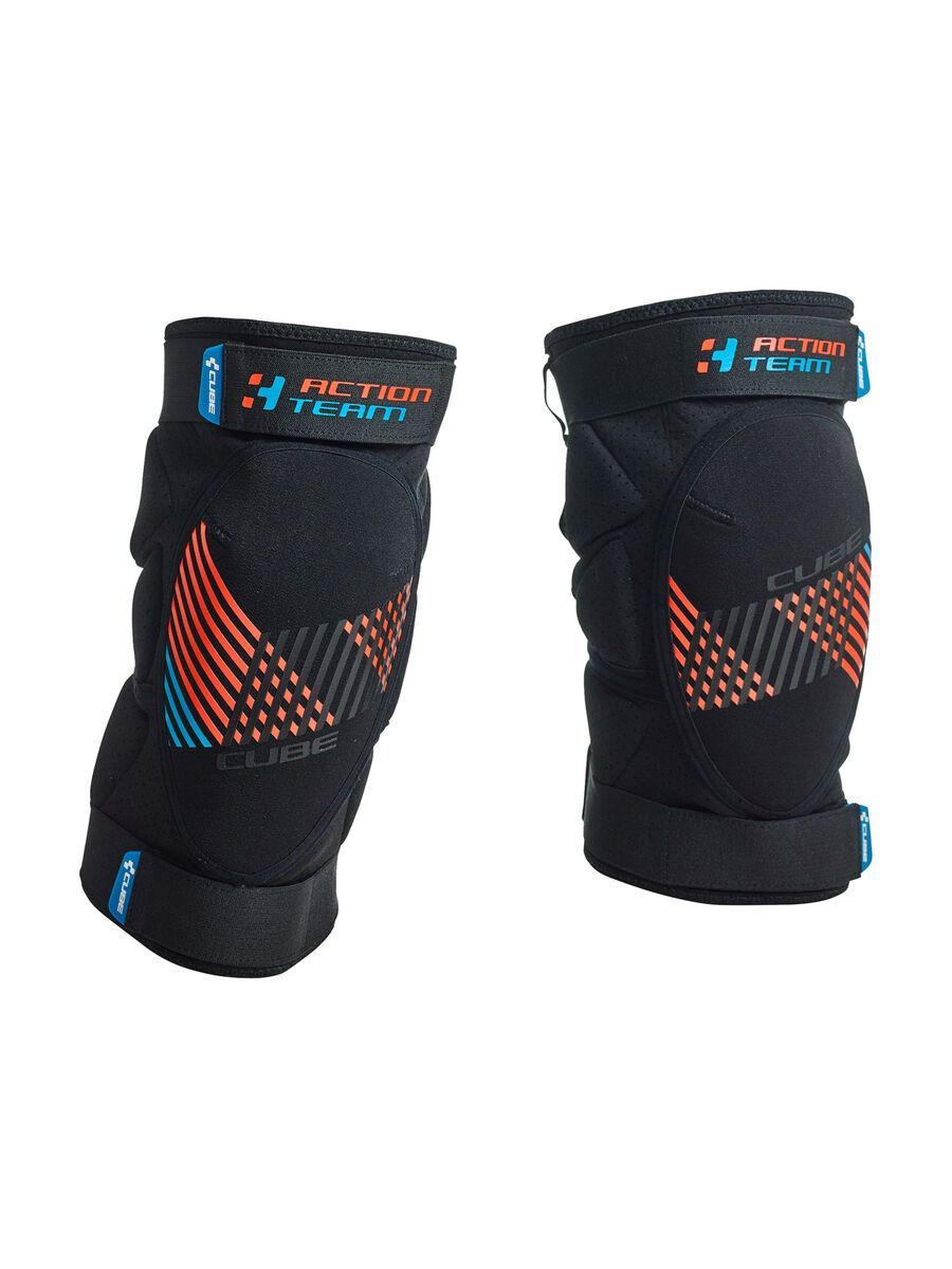 Cube Knieschoner Action Team CMPT, black´n´blue´n´flashred - Bild 1
