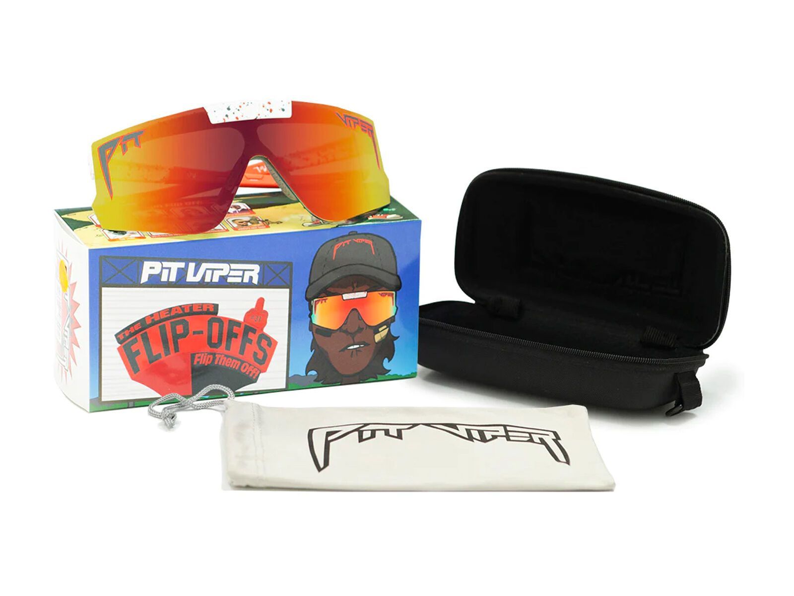 Pit Viper The Flip-Offs, The Heater / Red - Bild 4