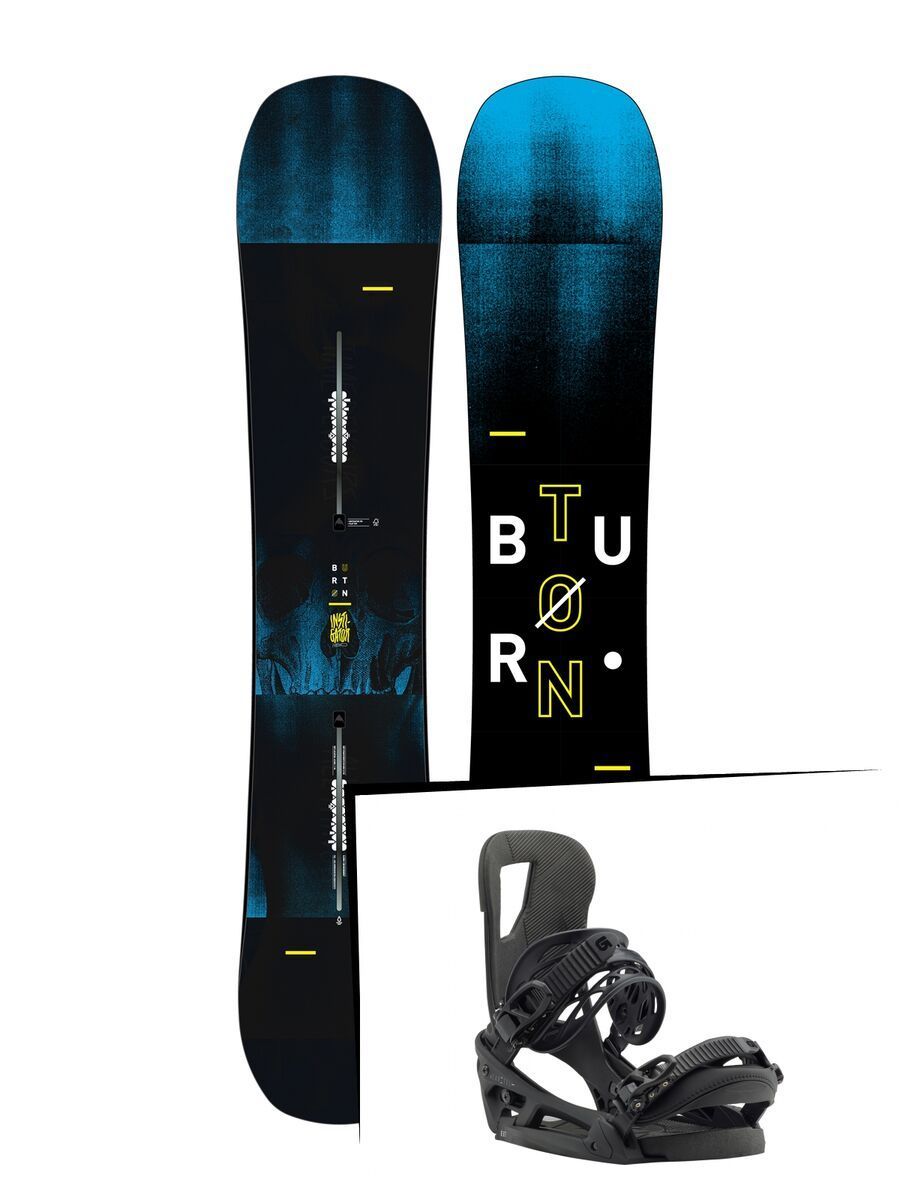 Set: Burton Instigator 2019 + Burton Cartel EST black matte - Bild 1