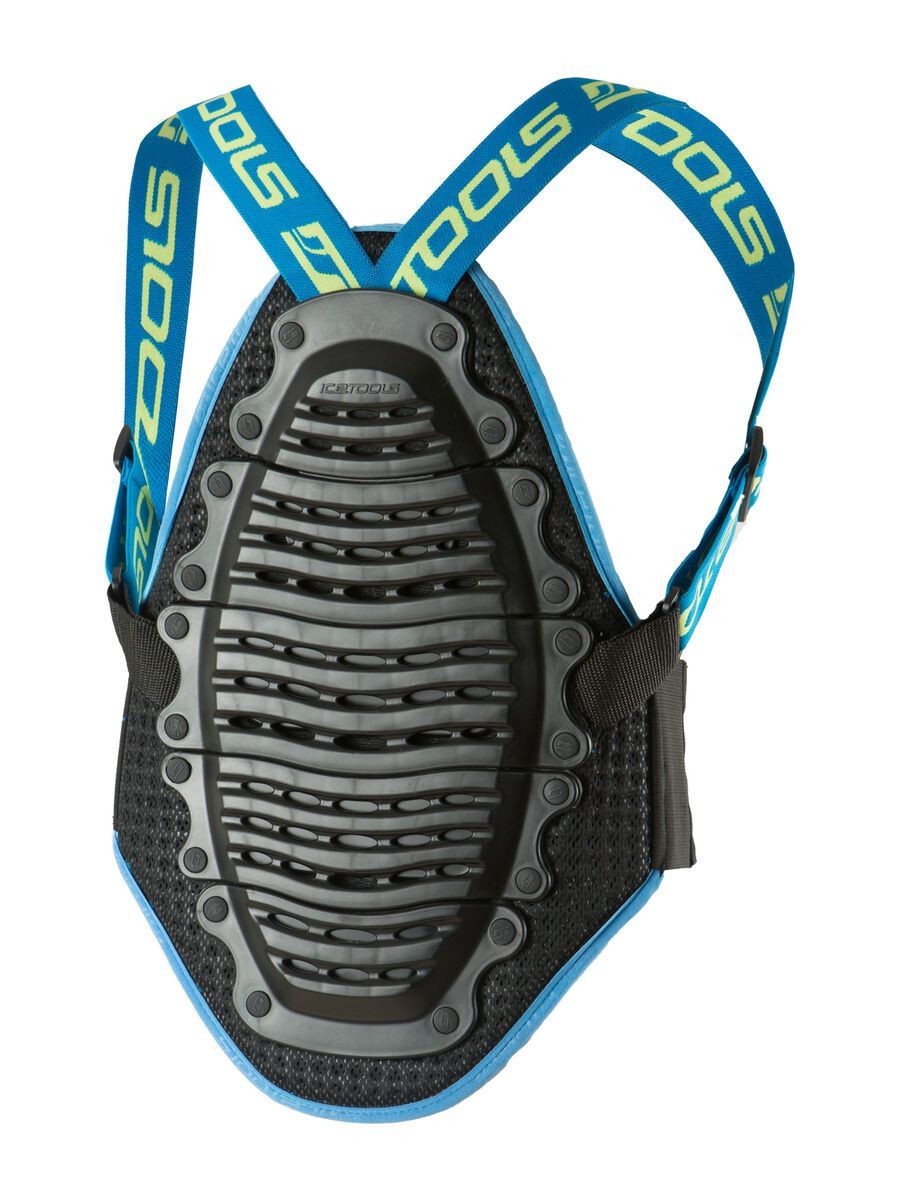 Icetools Back Belt Junior, black blue - Bild 1