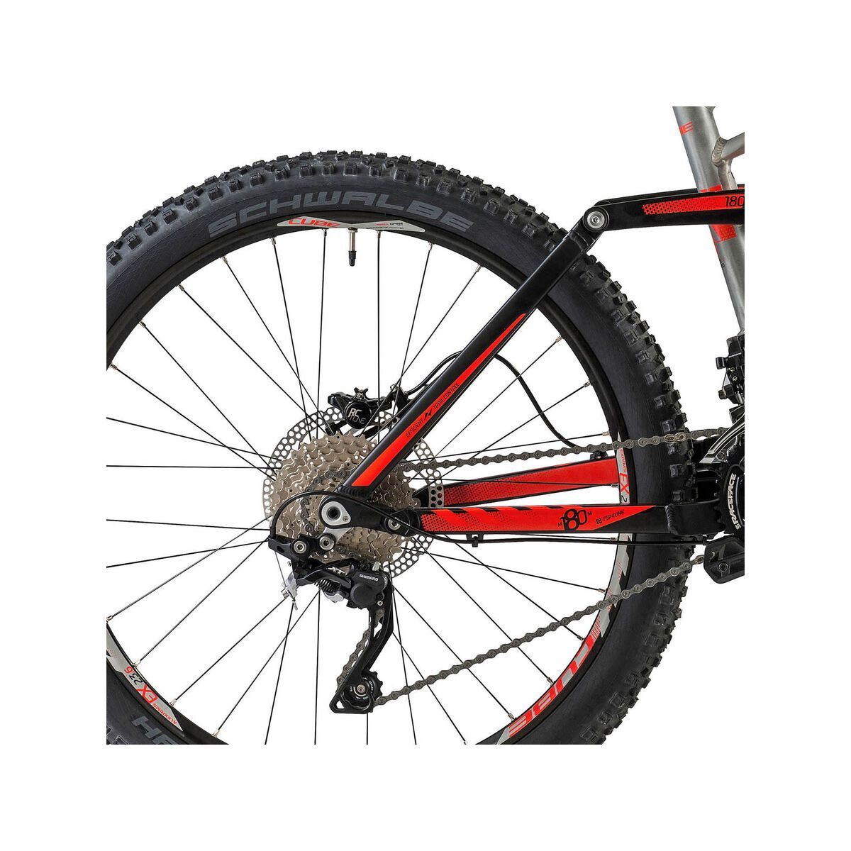 Cube Fritzz 180 HPA Race, raw/flashred - Bild 4
