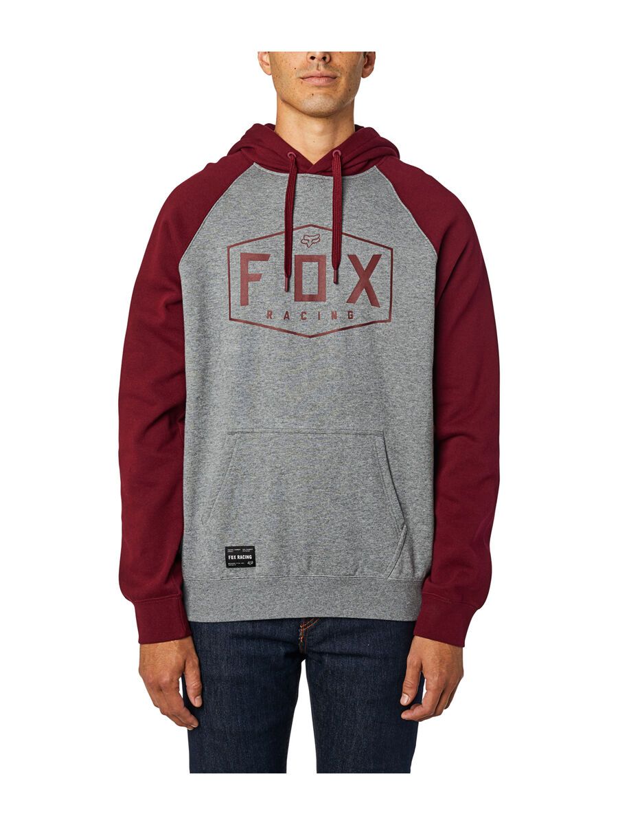 Fox Crest Pullover Fleece, heather graphite - Bild 3