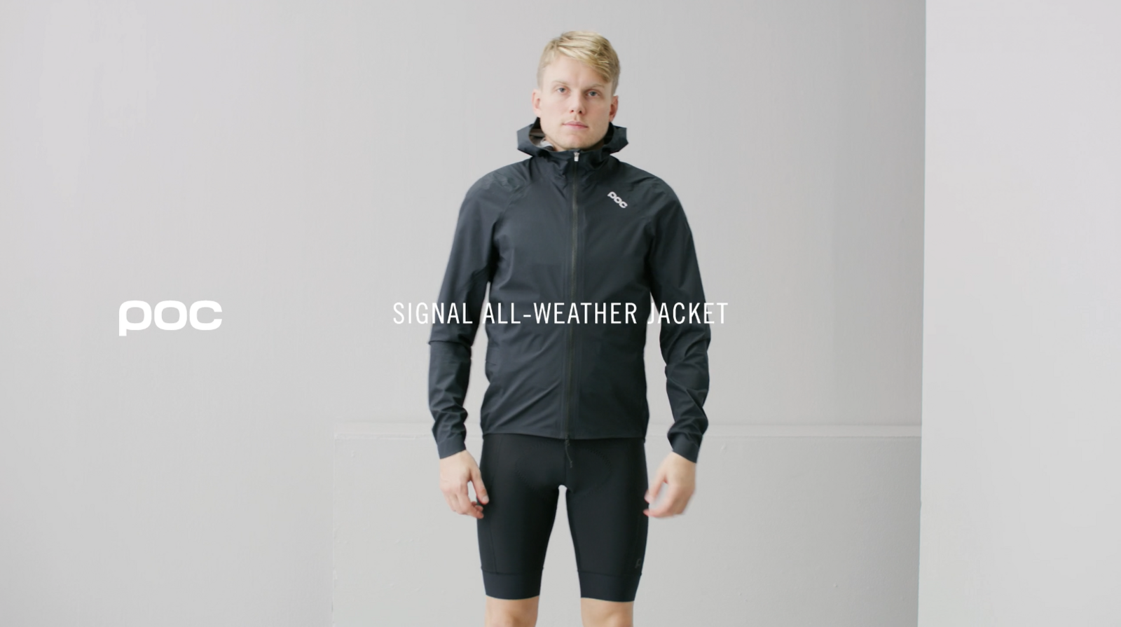 POC M's Signal All-Weather Jacket, uranium black - Video 3
