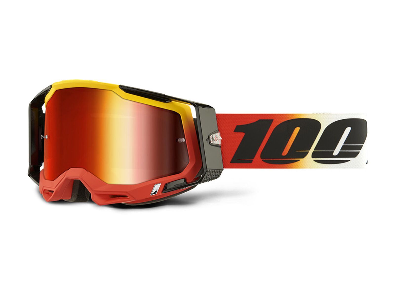 100% Racecraft 2 Goggle - Mirror Red, ogusto - Bild 1