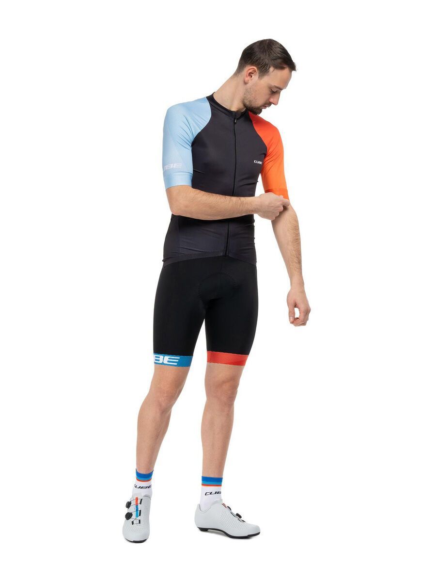 Cube Road/XC Trikot Teamline kurzarm, black - Bild 9