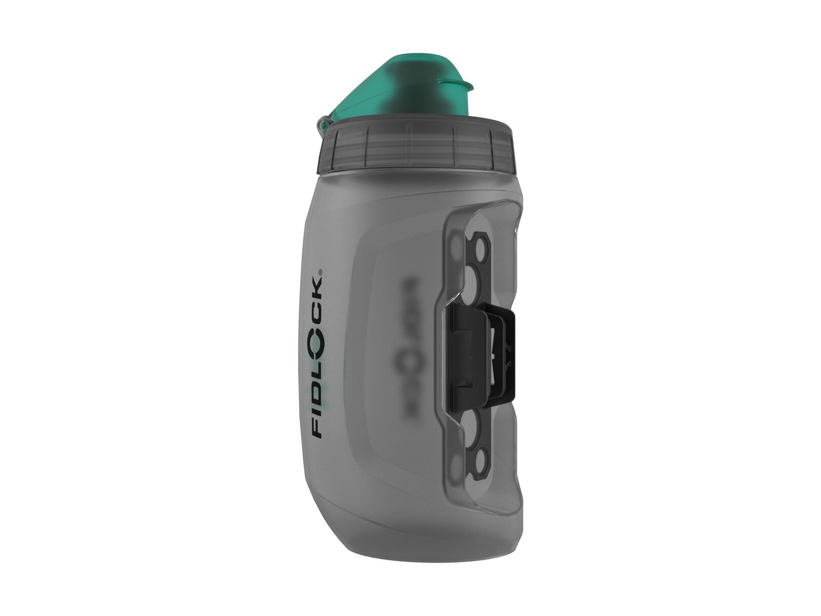 Fidlock Twist Replacement Bottle 450 Antibacterial, transparent black/light green - Bild 1