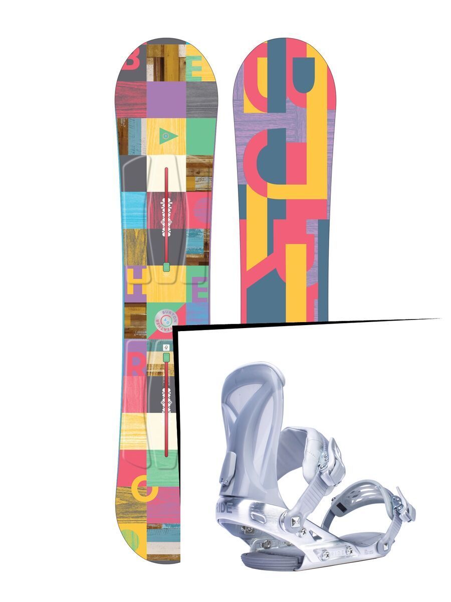 Set: Burton Feather 2017 + Ride DVA (1770123S) - Bild 1